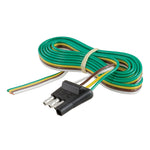 CURT 58348 Trailer-Side 4-Way Trailer Wiring Harness with 48-Inch Wires, 4-Pin Trailer Wiring