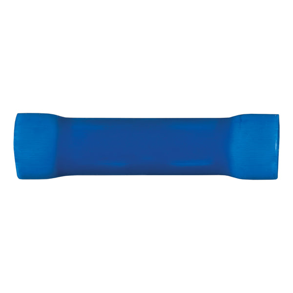 CURT 59422 16-14 Gauge Blue Vinyl-Insulated Butt Connectors, Pack of 100