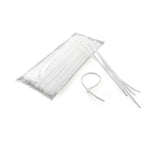 CURT 59732 Plastic Zip Ties, White, 14-1/4-Inch Long, Pack of 100