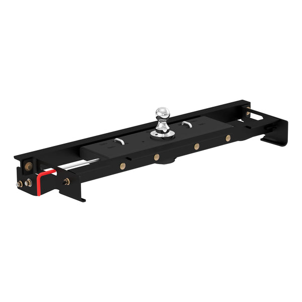 CURT 60721 Double Lock Gooseneck Hitch with Flip-and-Store Ball, 30,000 lbs., 2-5/16-Inch Ball, Fits Select Ford F-150