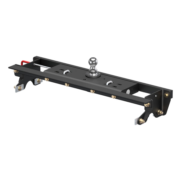 CURT 60724 Double Lock Gooseneck Hitch with Flip-and-Store Ball, 30,000 lbs., 2-5/16-Inch Ball, Fits Select Ford F-150