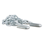 CURT 80010 48-Inch Trailer Safety Chain with 3/8-Inch S-Hooks, 2,000 lbs. Break Strength