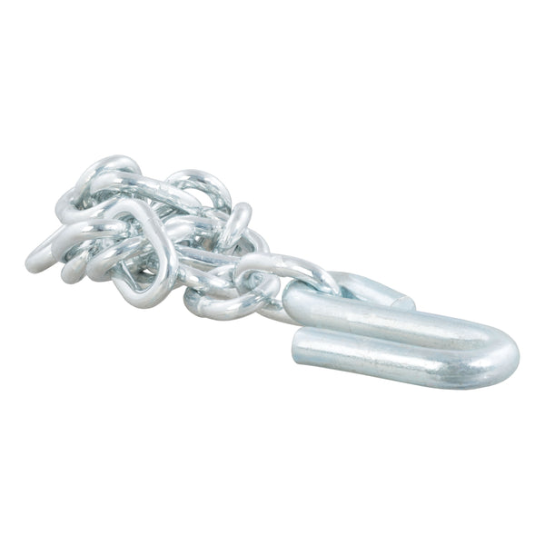 CURT 80300 27-Inch Trailer Safety Chain with 17/32-Inch S-Hook, 7,000 lbs. Break Strength