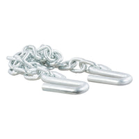 CURT 80301 48-Inch Trailer Safety Chain with 17/32-Inch S-Hooks, 7,000 lbs. Break Strength