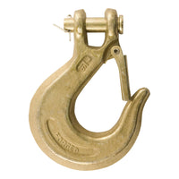 CURT 81970 7/16-Inch Forged Steel Clevis Hook with Safety Latch, 40,000 lbs., 1-1/3-Inch Opening