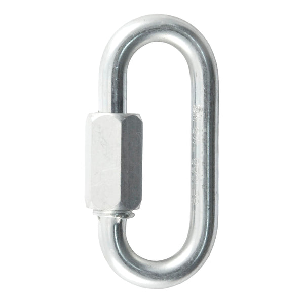 CURT 82611 Threaded Quick Link Trailer Safety Chain Hook Carabiner Clip, 1/4-Inch Diameter, 880 lbs.