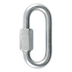 CURT 82900 Threaded Quick Link Trailer Safety Chain Hook Carabiner Clip, 5/16-Inch Diameter, 1,760 lbs.