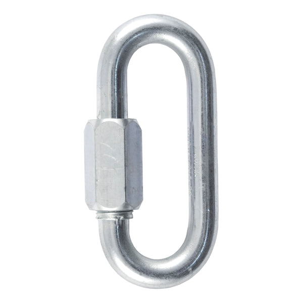 CURT 82931 Threaded Quick Link Trailer Safety Chain Hook Carabiner Clip, 7/16-Inch Diameter, 2,640 lbs.