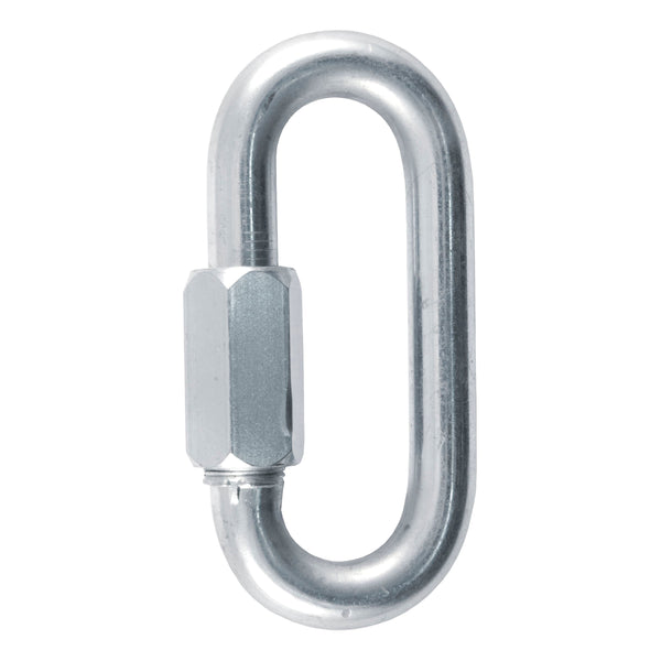 CURT 82932 Threaded Quick Link Trailer Safety Chain Hook Carabiner Clip, 1/2-Inch Diameter, 3,300 lbs.