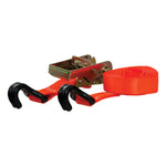 CURT 83025 1-Inch x 16-Foot Orange Nylon Ratchet Strap, 3,300 lbs. Break Strength