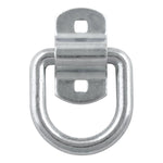 CURT 83742 3-Inch x 3-Inch Surface-Mounted Trailer D-Ring Tie Down Anchor, 11,000 lbs. Break Strength