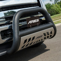 ARIES AL45-2004 Big Horn 4-Inch Black Aluminum Bull Bar, Select Toyota Sequoia, Tundra