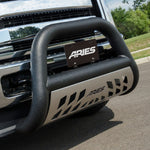 ARIES AL45-3014 Big Horn 4-Inch Black Aluminum Bull Bar, Select Ford F-250, F-350 Super Duty