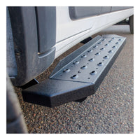 ARIES C3696 RidgeStep Black Steel 36-Inch, 96-Inch Cargo Van Running Boards, Brackets Sold Separately