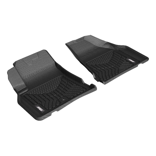 ARIES CH01911809 StyleGuard XD Black Custom Floor Liners, Select Buick Enclave, Chevrolet Traverse, GMC Acadia, 1st Row Only