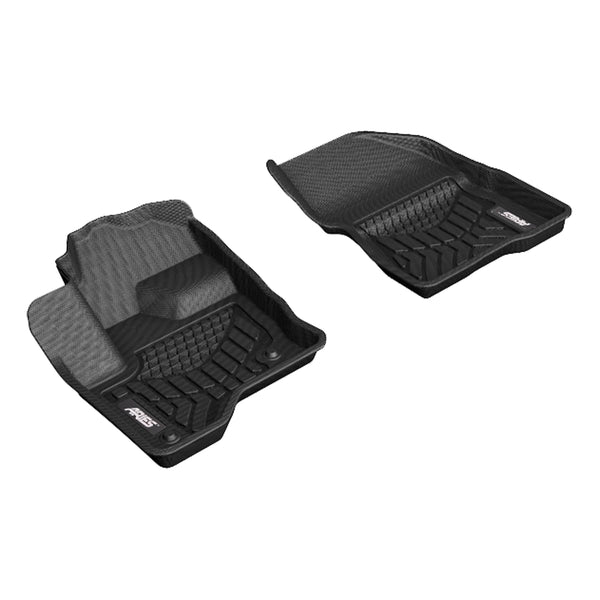 ARIES FR02111809 StyleGuard XD Black Custom Floor Liners, Select Ford Flex SEL, 1st Row Only