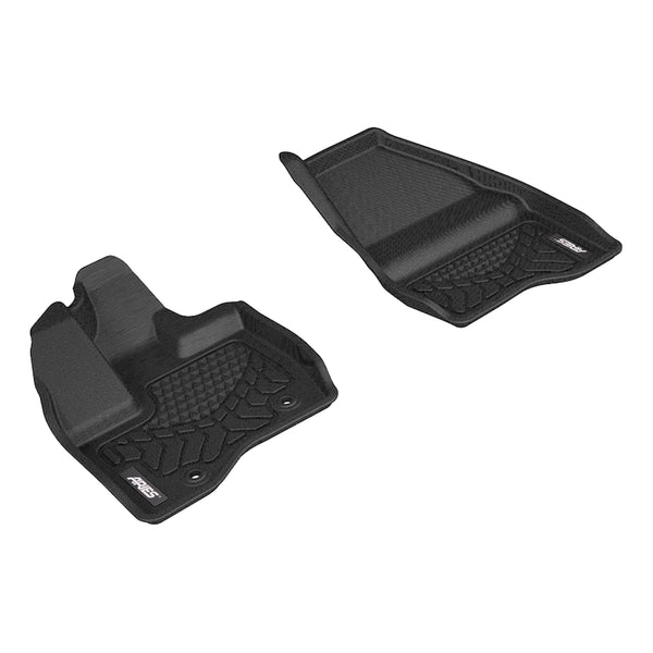 ARIES FR03611809 StyleGuard XD Black Custom Floor Liners, Select Ford Explorer, 1st Row Only