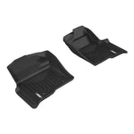 ARIES FR07211809 StyleGuard XD Black Custom Floor Liners, Select Ford F-150 (No 4X4 Manual Floor Shifter), 1st Row Only