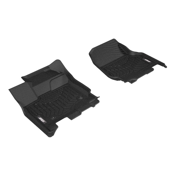 ARIES FR08311809 StyleGuard XD Black Custom Floor Liners, Select Ford F-150 Crew Cab, 1st Row Only