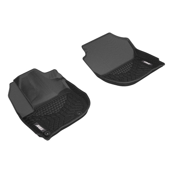 ARIES HD05511809 StyleGuard XD Black Custom Floor Liners, Select Honda Fit, 1st Row Only