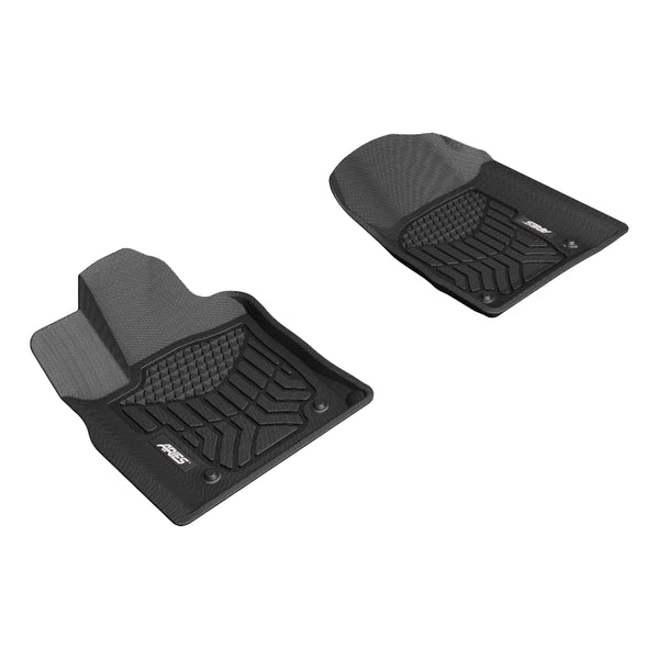 ARIES JP00511809 StyleGuard XD Black Custom Floor Liners, Select Dodge Durango, Jeep Grand Cherokee, 1st Row Only