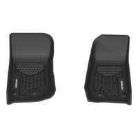 ARIES JP01111809 StyleGuard XD Black Custom Floor Liners, Select Jeep Wrangler JK Unlimited, 1st Row Only