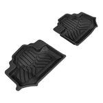 ARIES JP01221809 StyleGuard XD Black Custom Floor Liners, Select Jeep Wrangler JK 2-Door, 2nd Row Only