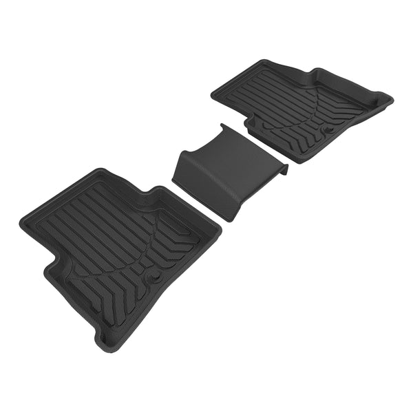 ARIES KA04021809 StyleGuard XD Black Custom Floor Liners, Select Kia Sportage, 2nd Row Only