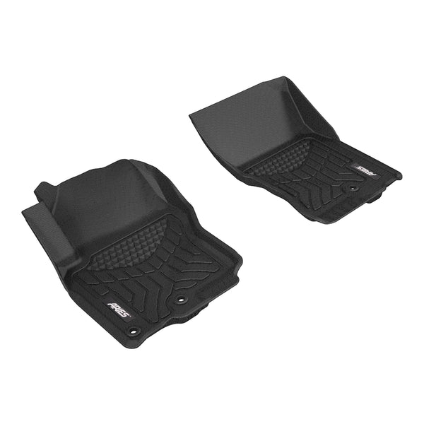 ARIES NS06111809 StyleGuard XD Black Custom Floor Liners, Select Nissan Frontier Extended, Crew Cab, 1st Row Only