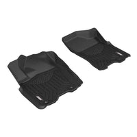 ARIES NS06311809 StyleGuard XD Black Custom Floor Liners, Select Nissan Titan Extended, Crew Cab, 1st Row Only