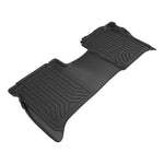 ARIES NS06721809 StyleGuard XD Black Custom Floor Liners, Select Nissan Titan Crew Cab with Rear Compartment, 2nd Row Only