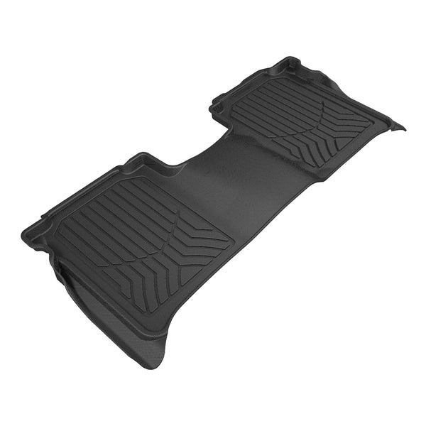 ARIES NS06721809 StyleGuard XD Black Custom Floor Liners, Select Nissan Titan Crew Cab with Rear Compartment, 2nd Row Only