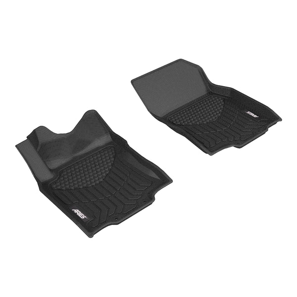 ARIES NS06811809 StyleGuard XD Black Custom Floor Liners, Select Nissan Rogue, Sport, Qashqai, 1st Row Only