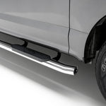 ARIES S224017-2 4-Inch Oval Polished Stainless Steel Nerf Bars, Select Chevrolet Silverado, GMC Sierra 1500, 2500 HD, 3500 HD