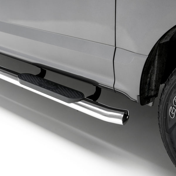 ARIES S224031-2 4-Inch Oval Polished Stainless Steel Nerf Bars, Select Chevrolet Traverse, GMC Acadia