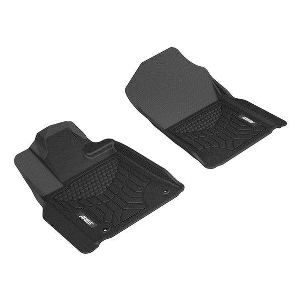 ARIES TY14711809 StyleGuard XD Black Custom Floor Liners, Select Toyota Tundra Standard, Extended, Crew Cab, 1st Row Only