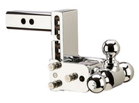 TS10040C ,B&W Trailer Hitches,Trailer Hitch Ball Mount 7" Drop, 7-1/2" Rise, 2" Shank, 2" and 2-5/16" Balls - Polished Chrome Finish